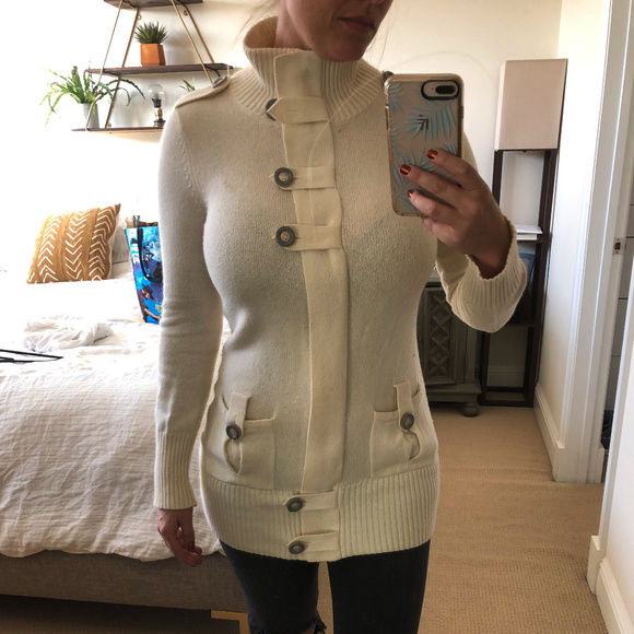 KENSIE Cream Sweater - Picture 2 of 5